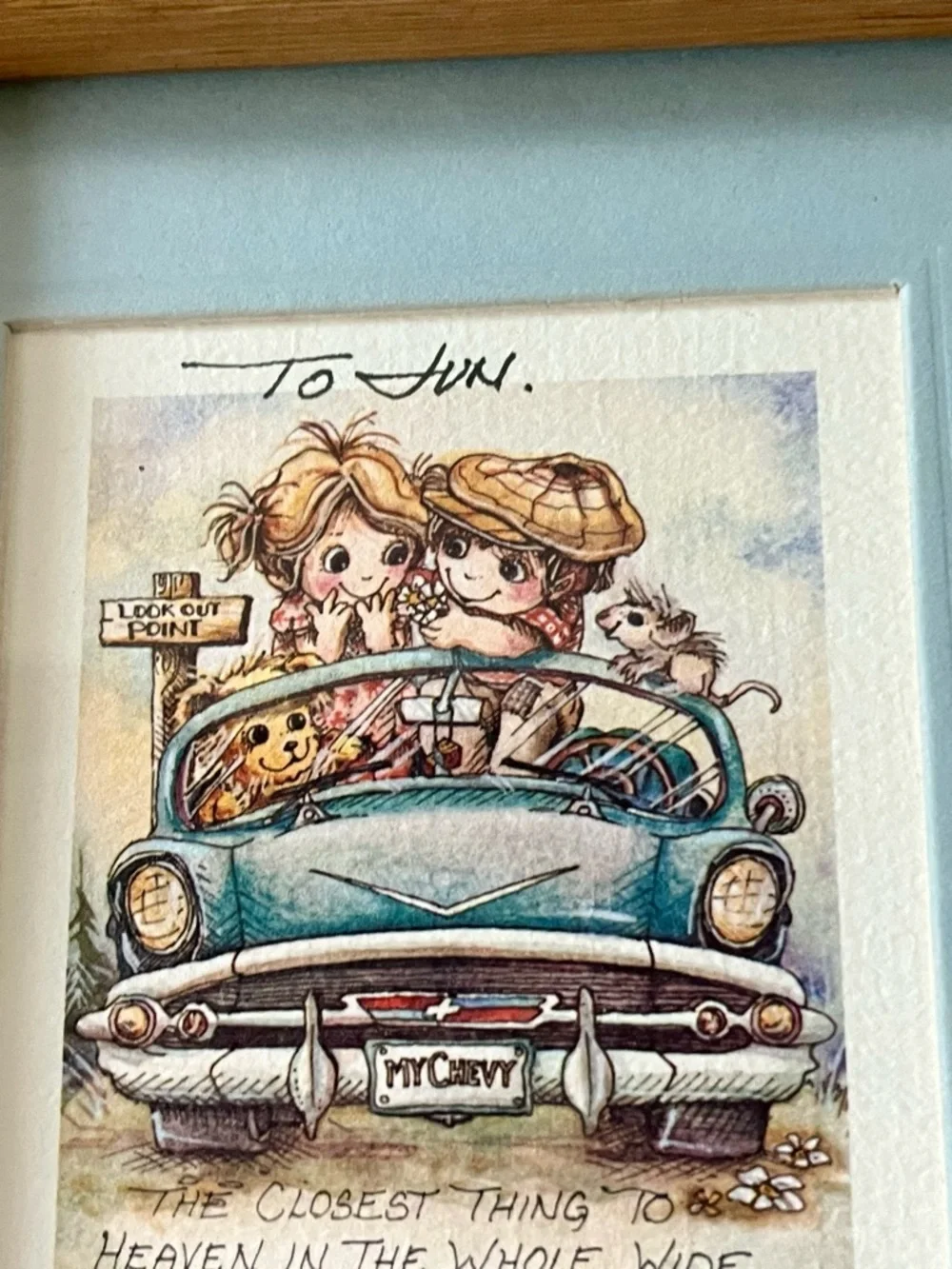 Limited Edition Framed Art Print “The Closes Thing To Heaven “ By Bergsma 6/8”
